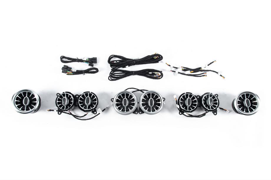 Mercedes S-Class W222 2013–2022 LED-luchtrooster deflectors (2014-2017, 7 kleuren) Image
