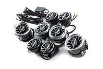 Mercedes S-Class W222 2013–2022 LED luchtroosterdeflectoren (2018-2022, 64 kleuren) foto 7