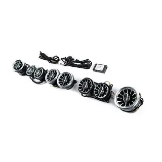 LED luchtroosterdeflectoren (2018-2022, 64 kleuren) Mercedes S-Class W222 2013–2022 foto 3