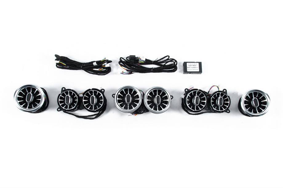 Mercedes S-Class W222 2013–2022 LED luchtroosterdeflectoren (2018-2022, 64 kleuren) Image