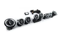 Mercedes E-class W213 2016–2023 LED luchtrooster-deflectoren (64 color) foto 5