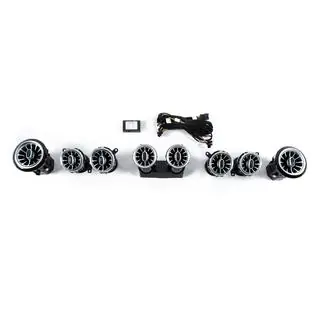 LED luchtrooster-deflectoren (64 color) Mercedes E-сlass W213 2016–2023 foto 1