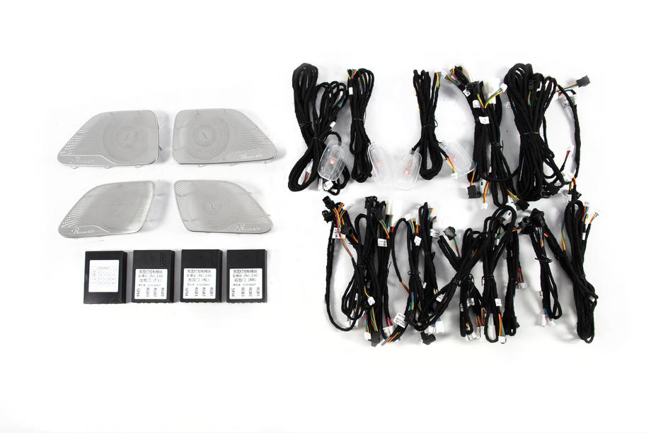 Mercedes S-Class W222 2013–2022 Dashboard sierlijstenset met verlichting Burmester Foto 1