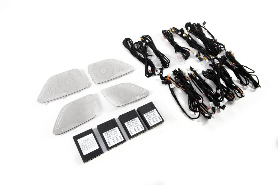 Mercedes S-Class W222 2013–2022 Dashboard sierlijstenset met verlichting Burmester Foto 4