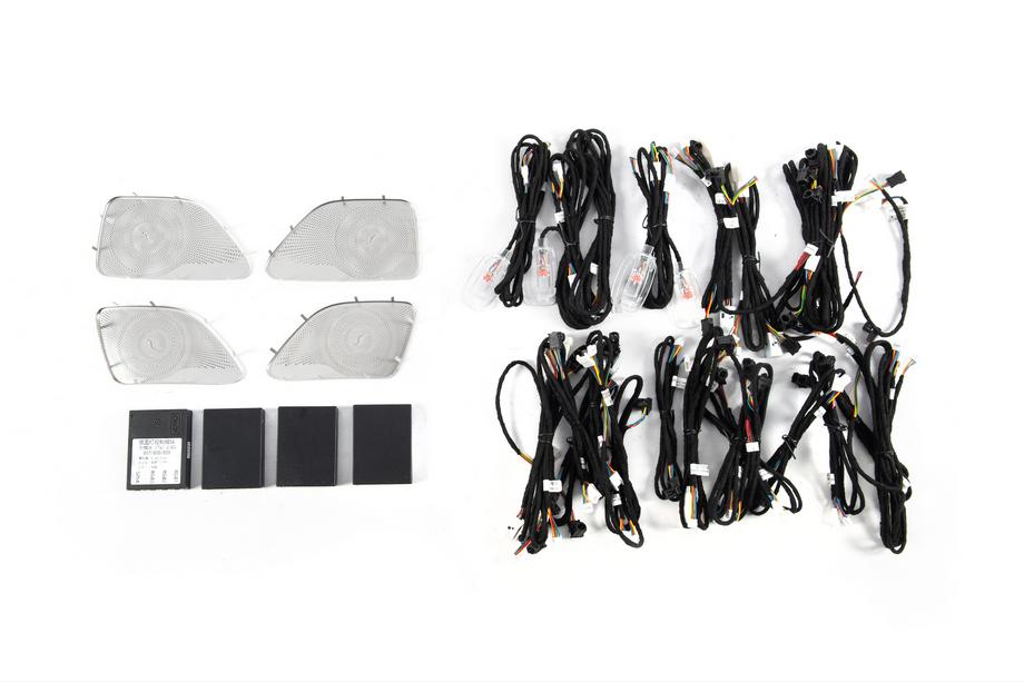Mercedes S-Class W222 2013–2022 Dashboard sierlijstenset met verlichting Burmester Foto 5