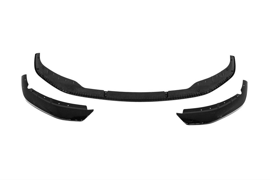 BMW 5 Serie G30/G31 2017–2023 MP-Style frontlip voorbumper (voor M-Performance 2017-2020, hoogglans zwart, spuitgietwerk) Foto 6