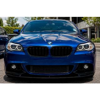 Front bumper lip MP-Style (voor M-Performance, hoogglans zwart) BMW 5 Serie F10/F11 2010–2016 foto 1