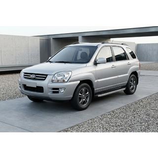 BlackLine side steps (2 stuks, aluminium) Kia Sportage 2004–2010 foto 1