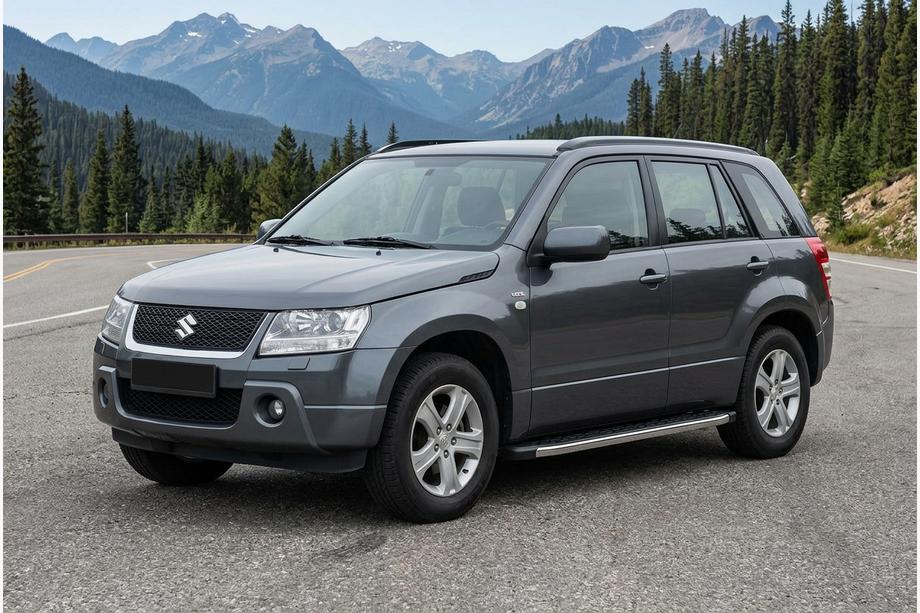 Suzuki Grand Vitara 2005–2017 BlackLine side steps (2 stuks, aluminium) Image