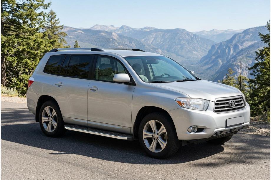 Toyota Highlander 2008–2013 BlackLine side steps (2 stuks, aluminium) Image
