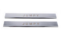 Citroen Jumpy 2007–2017 Instaplijsten (set van 2 stuks, staal, Carmos) foto 2