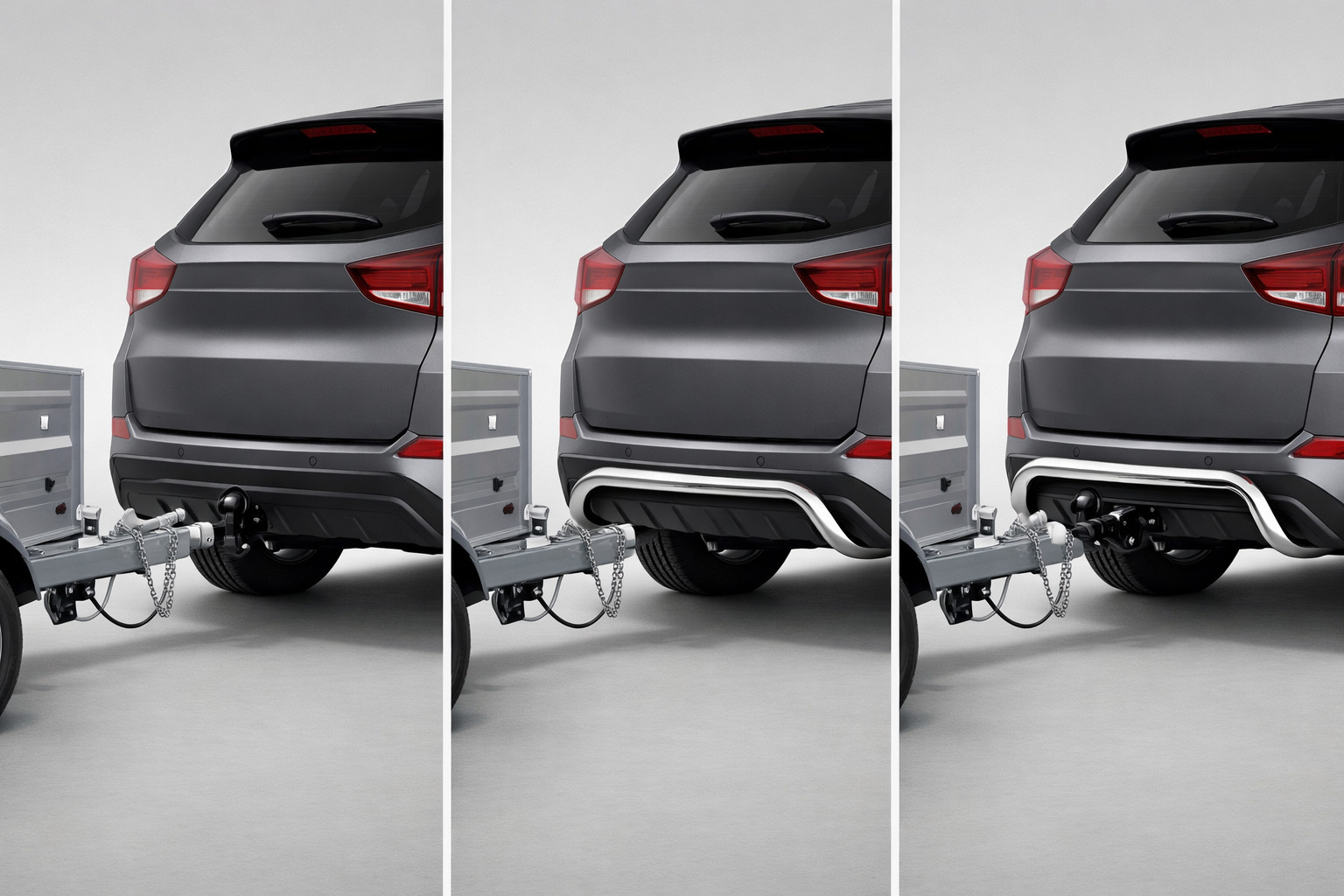 Wat kies je voor een auto met aanhanger: trekhaak, achterbeugel of allebei?