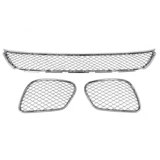 Set bumpergrilles 2018-2021 (S65 AMG, chroom) foto 2