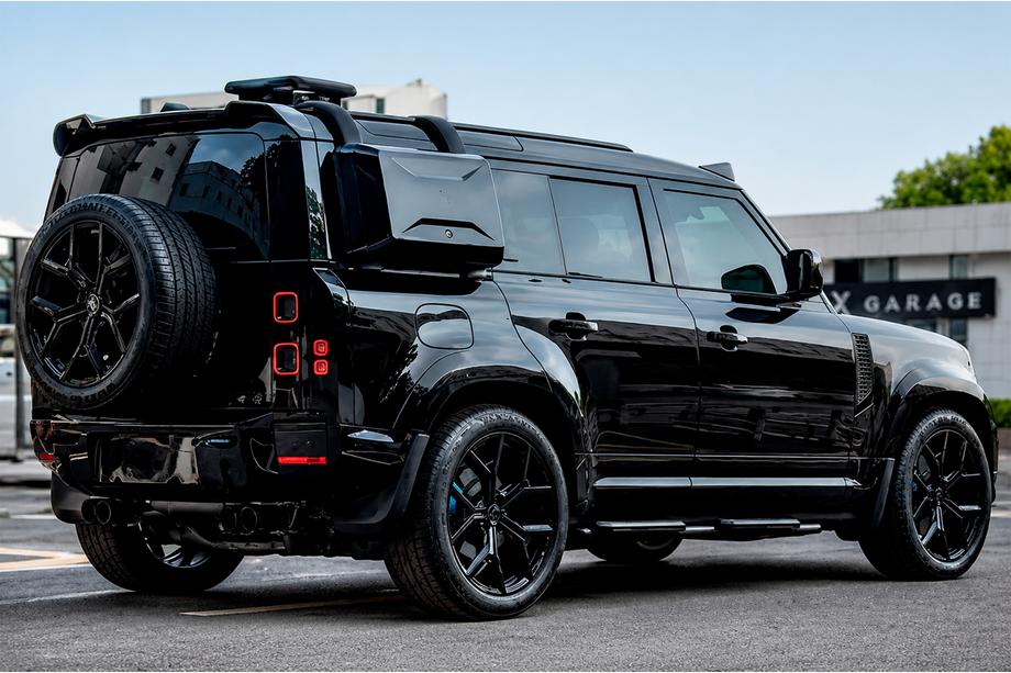 Land Rover Defender 2019– Spatlappen Type-A (zwart hoogglans, 4 stuks) Image