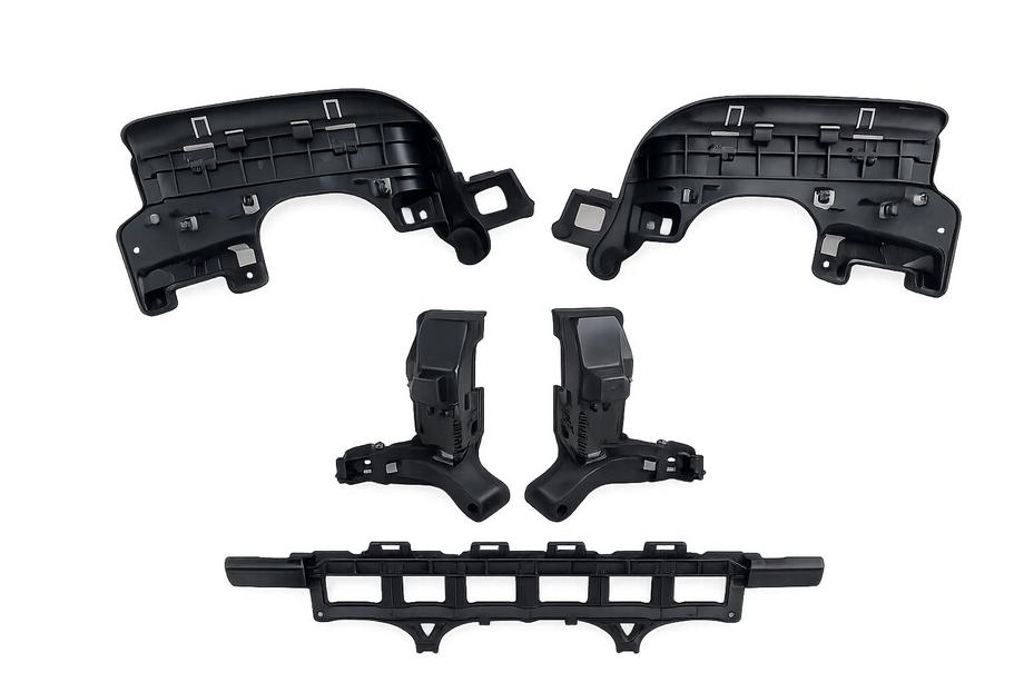 Mercedes GLC Coupé C253 2016–2023 Montageset voor diffuser en uitlaattips (set) Foto 1