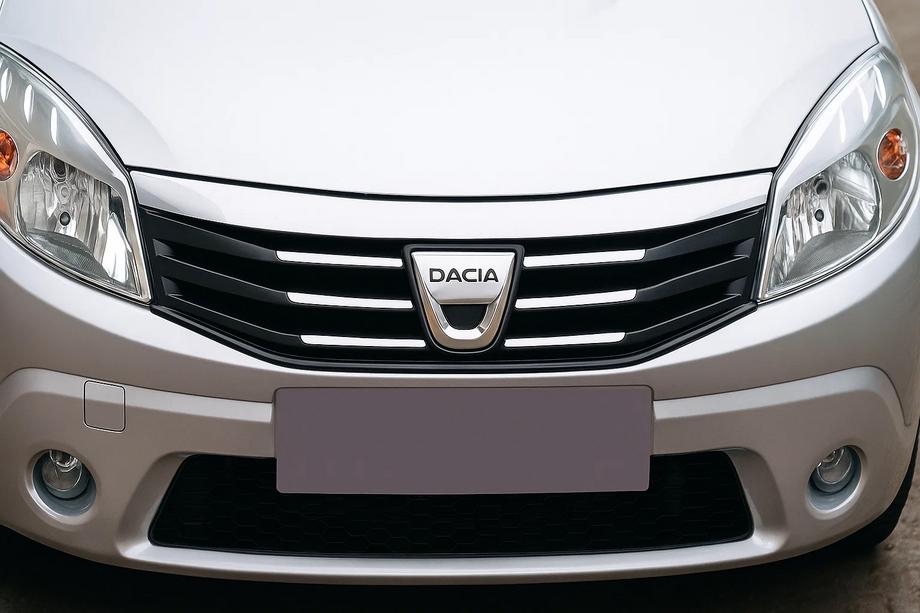 Dacia Sandero 2007–2013 RVS sierlijst voor frontgrille Image