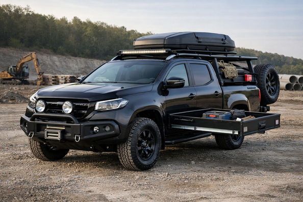 Basisupgrade voor Mercedes-Benz X-Class voor werk en dagelijks rijden