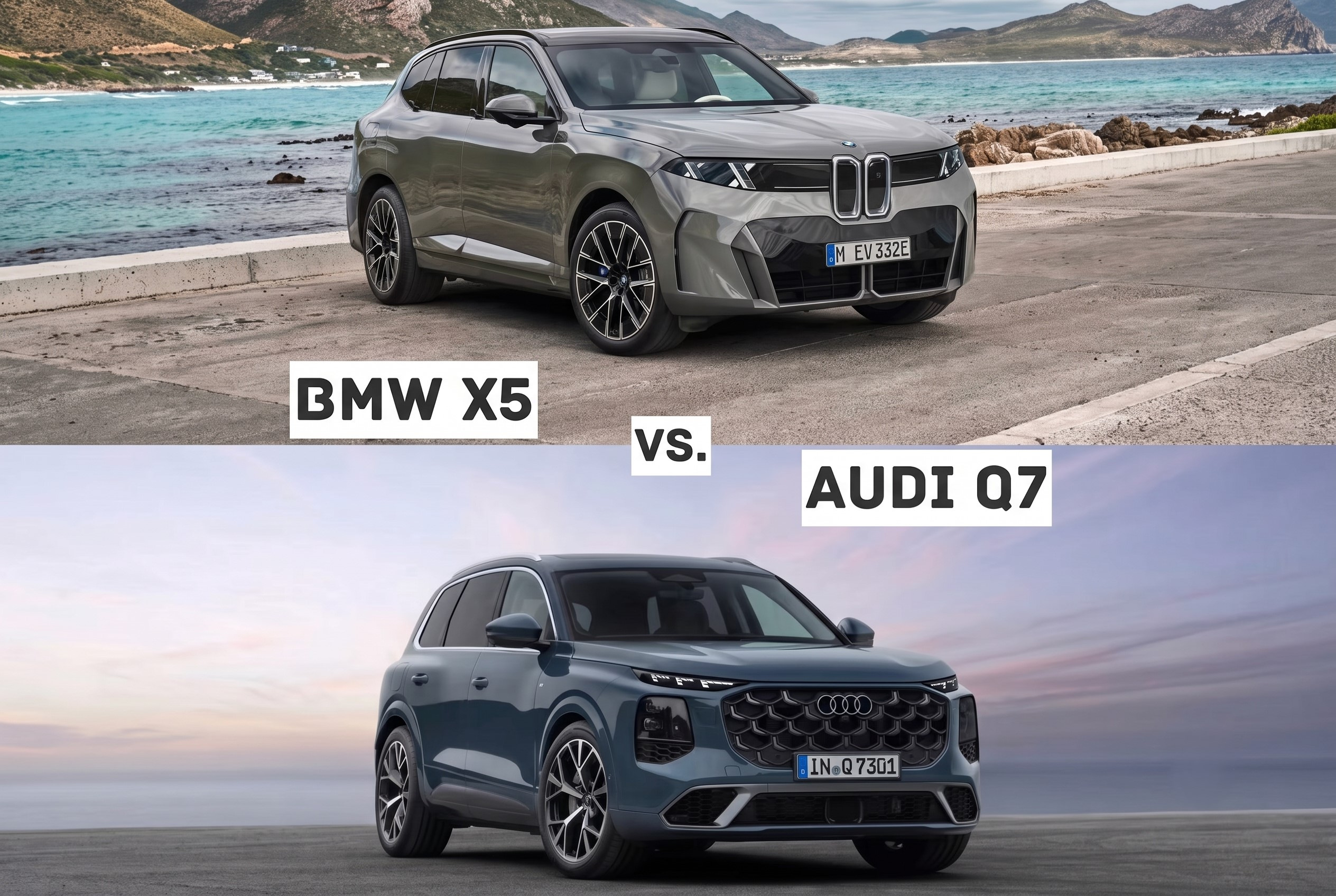 BMW X5 vs Audi Q7: overzicht van de modellen 2026–2027