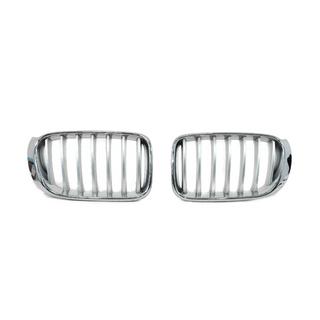 Niergrille 1Bar (2014-2018, grijs met chroomrand) BMW X3 F25 2011–2018 foto 2