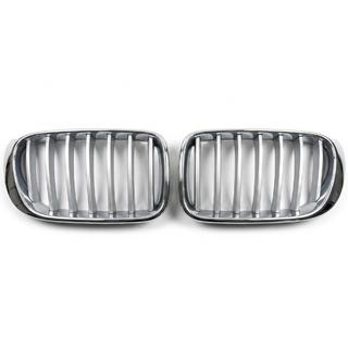 Niergrille 1Bar (2014-2018, grijs met chroomrand) BMW X3 F25 2011–2018 foto 1