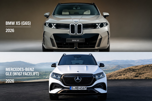 Nieuwe BMW X5 G65 of Mercedes GLE W167 Facelift: welke SUV is beter Foto 1