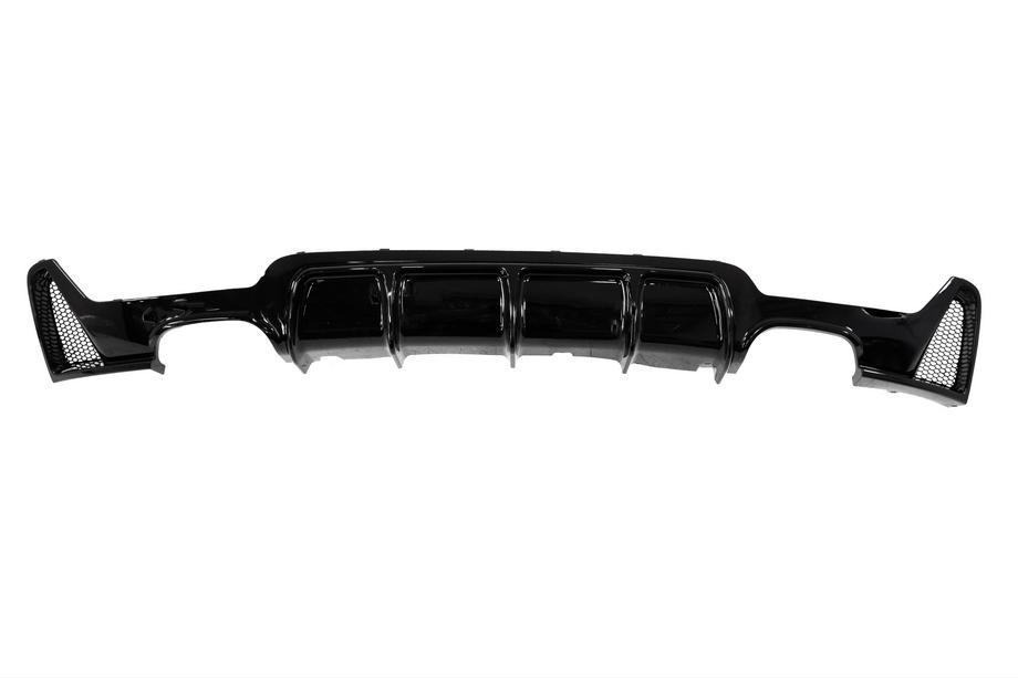 BMW 4 Serie F32/F33/F36 2012–2020 Achterbumper diffuser voor dubbelzijdige dubbele uitlaat (voor M-Sport, ABS) Foto 1