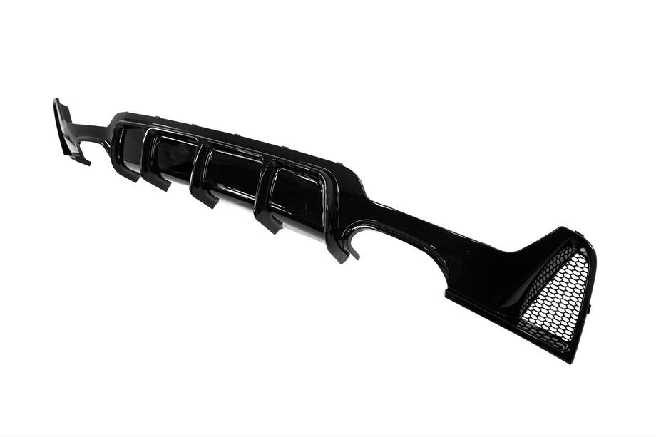 BMW 4 Serie F32/F33/F36 2012–2020 Achterbumper diffuser voor dubbelzijdige dubbele uitlaat (voor M-Sport, ABS) Foto 2