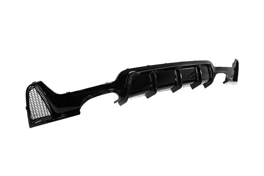 BMW 4 Serie F32/F33/F36 2012–2020 Achterbumper diffuser voor dubbelzijdige dubbele uitlaat (voor M-Sport, ABS) Foto 3