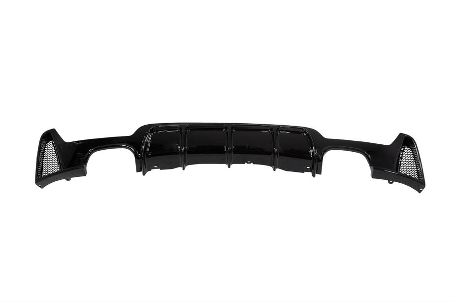 BMW 4 Serie F32/F33/F36 2012–2020 Achterbumper diffuser voor dubbelzijdige dubbele uitlaat (voor M-Sport, ABS) Foto 4