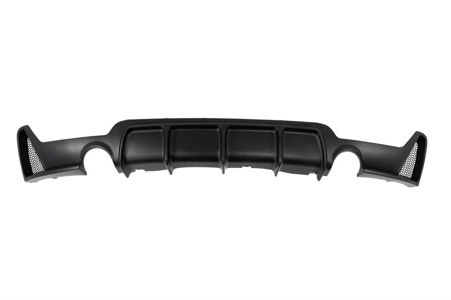BMW 4 Serie F32/F33/F36 2012–2020 Achterbumperdiffuser voor dubbele enkelvoudige uitlaat (voor M-Sport, ABS) Image