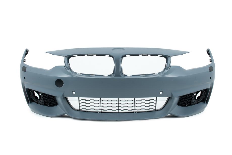 BMW 4 Serie F32/F33/F36 2012–2020 M-Sport bodykit (voor F32) Enkele uitlaat met uitlaten links en rechts Foto 11