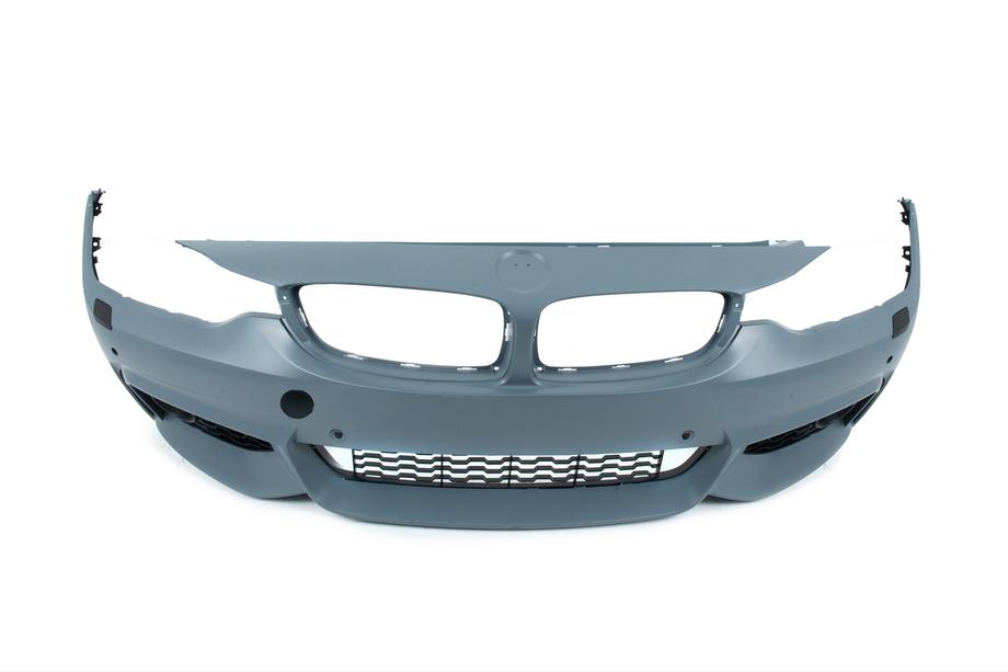 BMW 4 Serie F32/F33/F36 2012–2020 M-Sport bodykit (voor F32) Enkele uitlaat met uitlaten links en rechts Foto 13