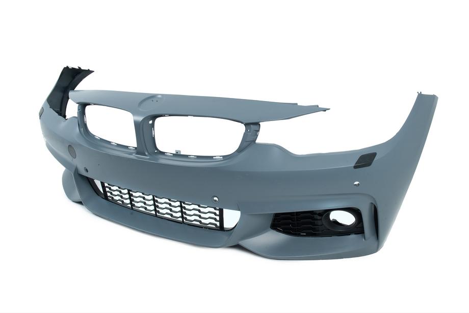 BMW 4 Serie F32/F33/F36 2012–2020 M-Sport bodykit (voor F32) Enkele uitlaat met uitlaten links en rechts Foto 14