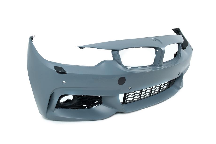BMW 4 Serie F32/F33/F36 2012–2020 M-Sport bodykit (voor F32) Enkele uitlaat met uitlaten links en rechts Foto 15