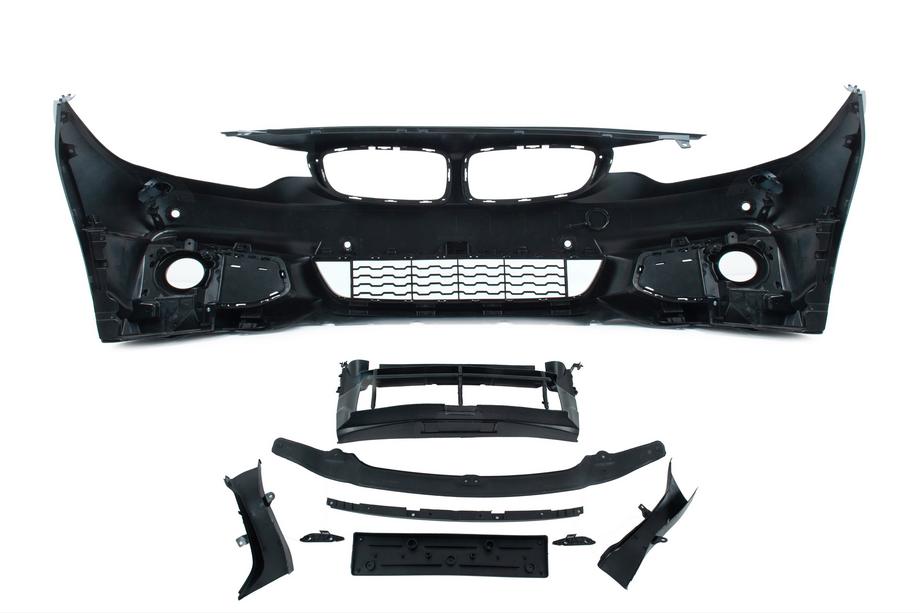 BMW 4 Serie F32/F33/F36 2012–2020 M-Sport bodykit (voor F32) Enkele uitlaat met uitlaten links en rechts Foto 16