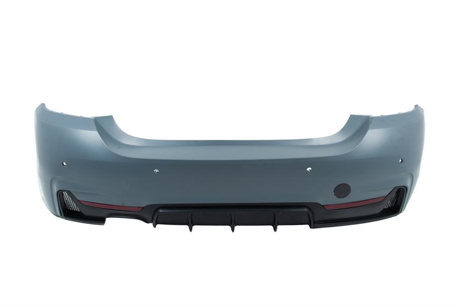 BMW 4 Serie F32/F33/F36 2012–2020 M-Sport bodykit (voor F32) Enkele uitlaat met uitlaten links en rechts Foto 5