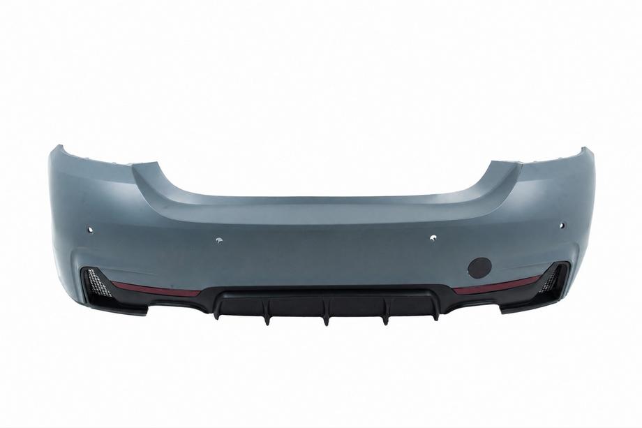 BMW 4 Serie F32/F33/F36 2012–2020 Achterbumper met diffuser voor dubbele uitlaat aan beide zijden M-Sport Foto 1