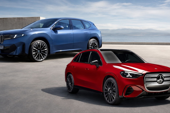 Mercedes-Benz GLC EQ 2027 vs BMW iX3 2027: welke elektrische crossover van de nieuwe generatie is beter? Foto 1