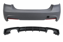 BMW 3 Serie F30/F31 2012–2019 Achterbumper met diffuser voor dubbelzijdige dubbele uitlaat M-Sport (voor F30) foto 1