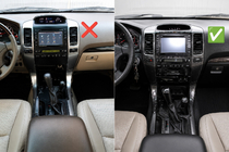 Toyota Land Cruiser Prado 120 2002–2009 Interieur upgrade set – dashboard sierlijsten voor Lexus GX460 2023 Style foto 3