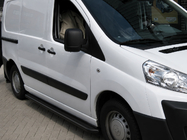 Citroen Nemo 2007–2017 Side steps Premium Black (2 stuks, RVS) Ø60 foto 1