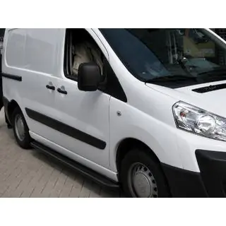 Side steps Premium Black (2 stuks, RVS) foto 1