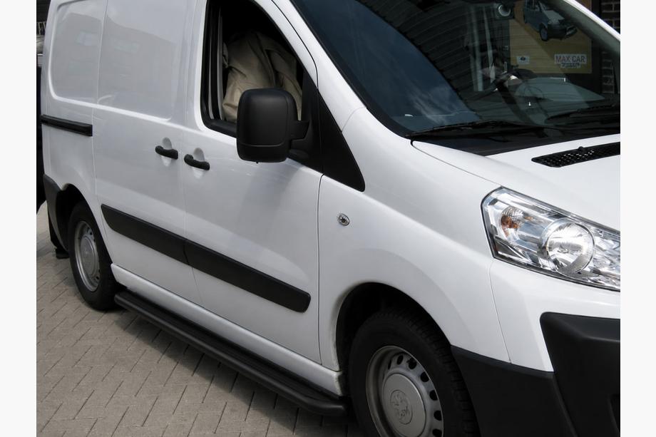 Citroen Nemo 2007–2017 Side steps Premium Black (2 stuks, RVS) Ø60 Image