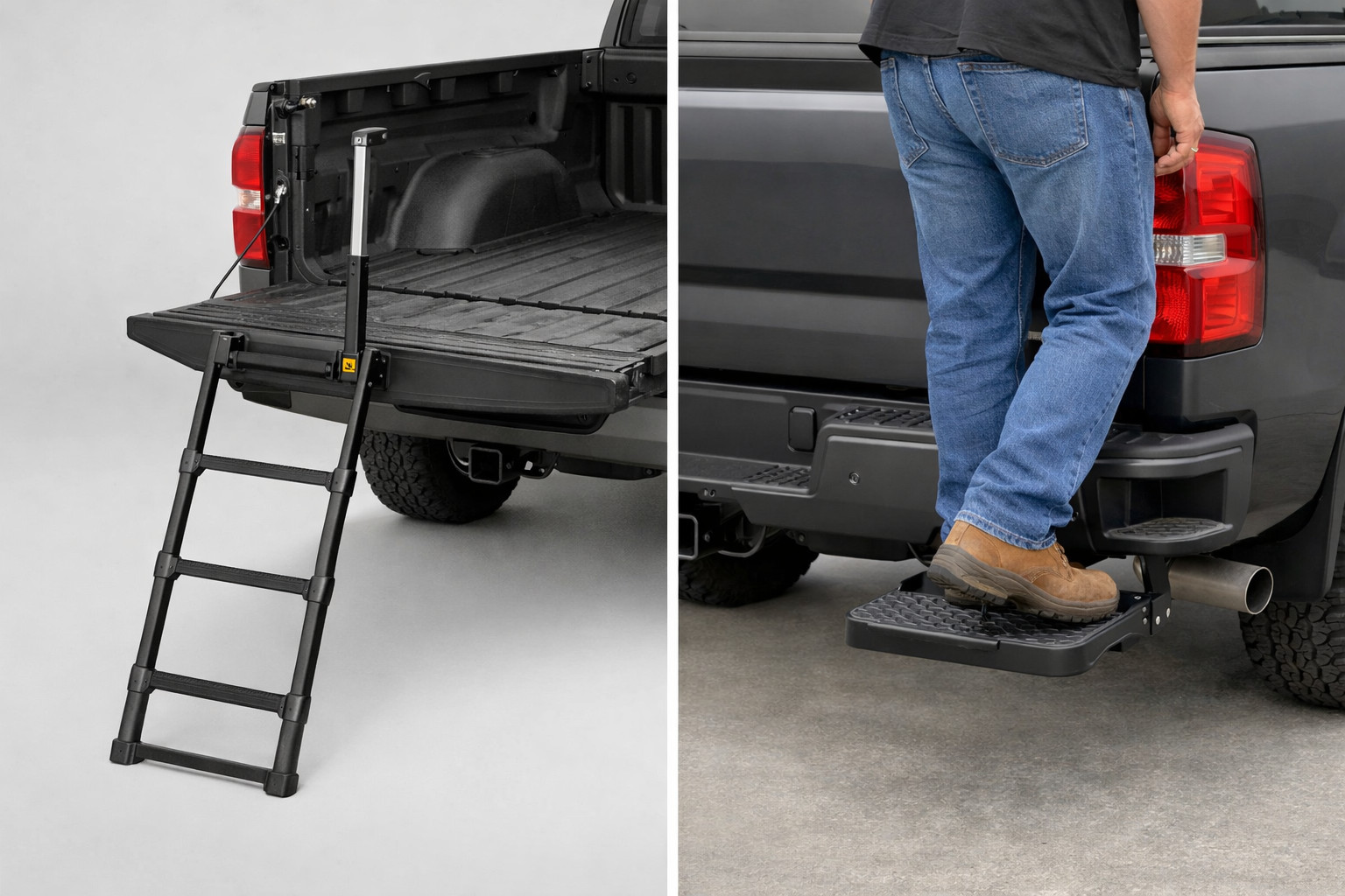 Ladder voor pickup of achtertrede: wat geeft betere toegang tot de laadbak