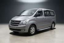 Hyundai H300, H1, Starex 2008–2020 Zijsteps Allmond Grey (2 stuks, aluminium) foto 1
