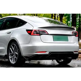 Achterbumperdiffuser Turbo (voor 2017-2023) Tesla Model 3 2017– foto 1