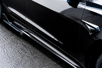 Tesla Model 3 2017– Turbo dorpelcovers (voor 2024+) foto 1