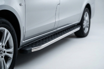 Mercedes Vito/V-klasse W447 2014– BlackLine side steps (set van 2, aluminium) foto 1