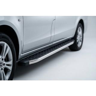 BlackLine side steps (set van 2, aluminium)