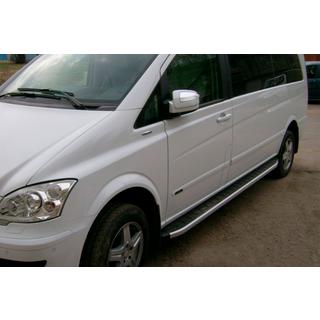 Fullmond side steps (set van 2, aluminium) Mercedes Vito W639 2004–2014 foto 3